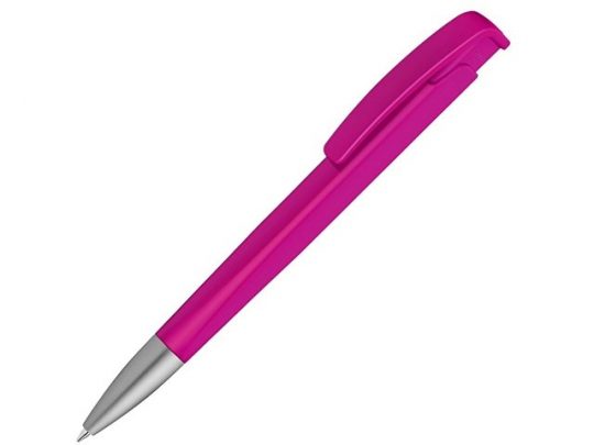 Шариковая ручка с геометричным корпусом из пластика Lineo SI, розовый, арт. 019764203