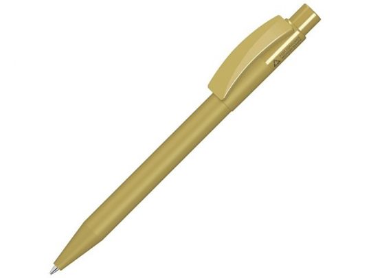 Шариковая ручка из вторично переработанного пластика Pixel Recy, бежевый, арт. 019754103