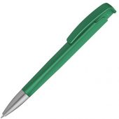 Шариковая ручка с геометричным корпусом из пластика Lineo SI, зеленый, арт. 019763303