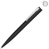Металлическая шариковая ручка soft touch Brush gum, черный, арт. 019772403