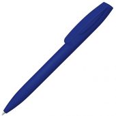 Шариковая ручка Coral Gum  с прорезиненным soft-touch корпусом и клипом., темно-синий, арт. 019756303