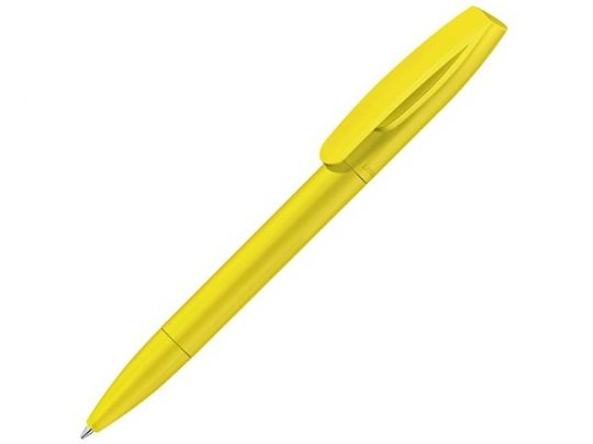 Шариковая ручка из пластика Coral, желтый, арт. 019764703