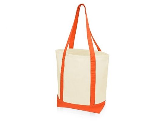 Сумка для шопинга Cotton, натуральный/оранжевый, арт. 019806003