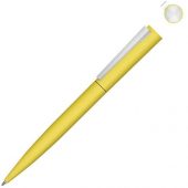 Металлическая шариковая ручка soft touch Brush gum, желтый, арт. 019772203