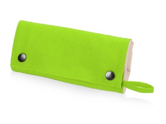Складная хлопковая сумка для шопинга Gross с карманом, зеленое яблоко, арт. 020053103