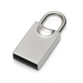 USB-флешка 2.0 на 16 Гб Lock, серебристый, арт. 020067803