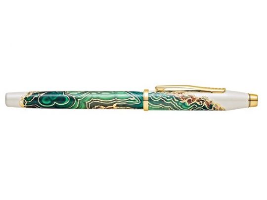 Ручка-роллер Selectip Cross Wanderlust Borneo, белый, зеленый, арт. 020072003