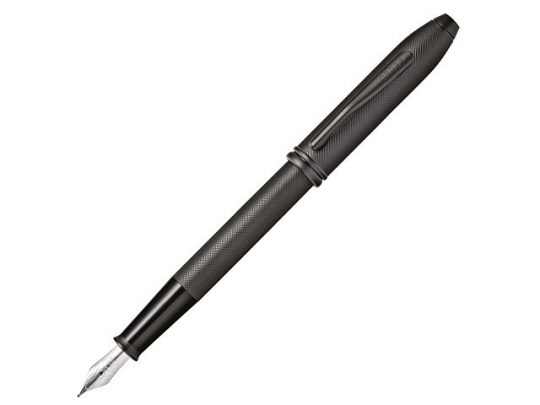 Перьевая ручка Cross Townsend Black Micro Knurl, перо F, черный, арт. 020075303