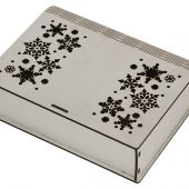 Деревянная коробка с резной крышкой Книга, М (M), арт. 020059703
