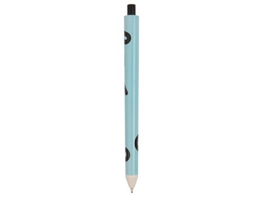 Ручка пластиковая шариковая Pigra P03 с круговым нанесением, арт. 019949003