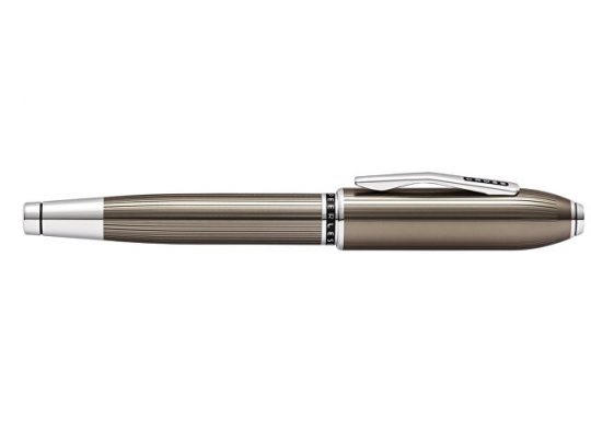 Перьевая ручка Cross Peerless Translucent Titanium Grey Engraved Lacquer, серый, арт. 020071303