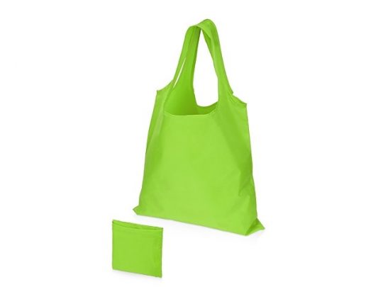 Складная сумка Reviver из переработанного пластика, зеленое яблоко, арт. 020057603