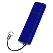 Флеш-карта USB 2.0 16 Gb металлическая с колпачком Borgir, темно-синий (16Gb), арт. 019976103
