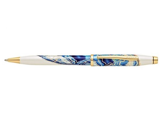 Шариковая ручка Cross Wanderlust Malta, белый, синий, арт. 020072303