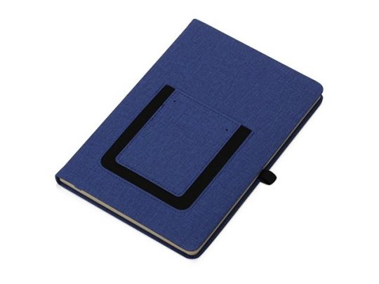 Блокнот Pocket 140*205 мм с карманом для телефона, синий, арт. 020593303