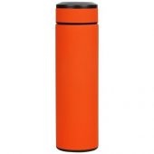 Термос Confident с покрытием soft-touch 420мл, оранжевый, арт. 020617403