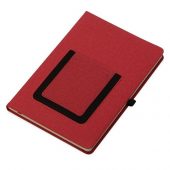 Блокнот Pocket 140*205 мм с карманом для телефона, красный, арт. 020593103