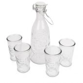 Набор Baikal из 4 стаканов для воды 250мл с графином 1000мл, арт. 020123203