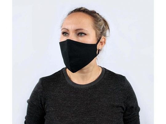 Хлопковая защитная маска для лица многоразовая анатомической формы без шва, арт. 020098603
