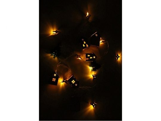 Елочная гирлянда с лампочками Новогодняя цветная, арт. 020126903
