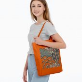 Холщовая сумка «Пастораль», оранжевая