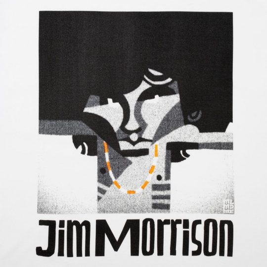 Футболка «Меламед. Jim Morrison», белая, размер S