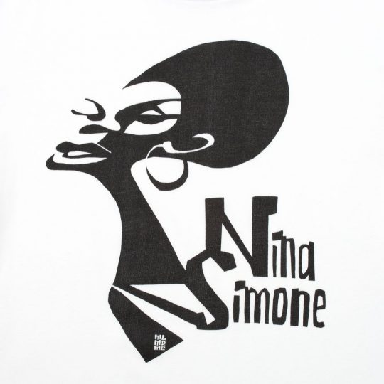 Футболка женская «Меламед. Nina Simone», белая, размер M