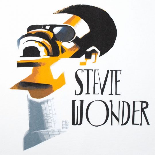 Толстовка «Меламед. Stevie Wonder», белая, размер S