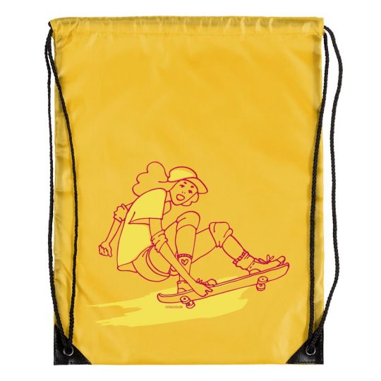 Рюкзак Skateboard, желтый