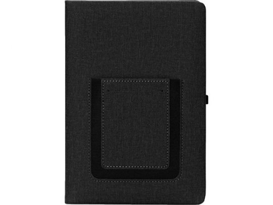 Блокнот Pocket 140*205 мм с карманом для телефона, черный, арт. 020593203