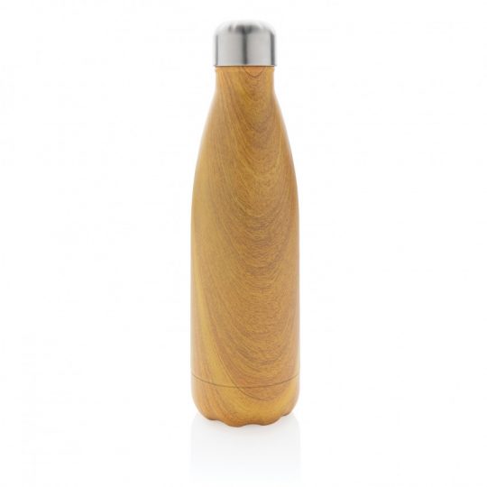 Вакуумная бутылка с принтом под дерево, арт. 020119006