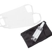 Набор средств индивидуальной защиты в сатиновом мешочке Protect Plus, белый (100 мл), арт. 020746403
