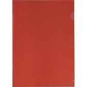 Папка-уголок прозрачный формата А4  0,18 мм, красный, арт. 020728403