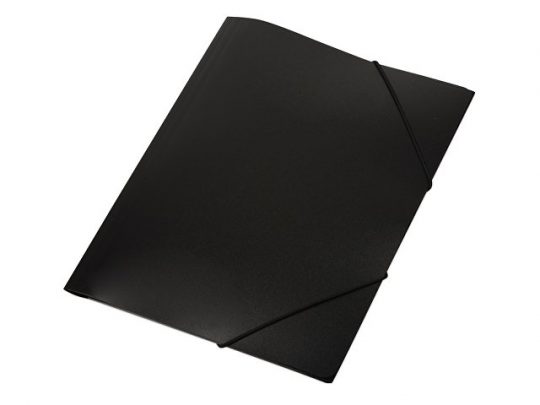 Папка формата А4 на резинке, черный, арт. 020728003