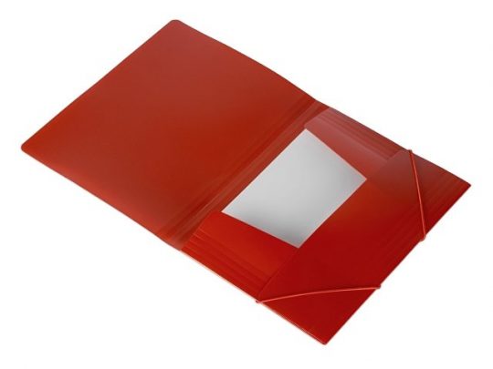 Папка формата А4 на резинке, красный, арт. 020728303