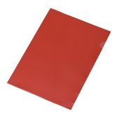 Папка-уголок прозрачный формата А4  0,18 мм, красный, арт. 020728403