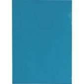 Папка-уголок прозрачный формата  А4 0,18 мм, синий, арт. 020728703