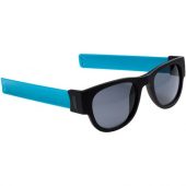 Складные очки на заказ, небьющиеся линзы, защита UV 400, благодаря складным силиконовым дужкам удобно носить очки на руке, или, например, закрепить на руль велосипеда