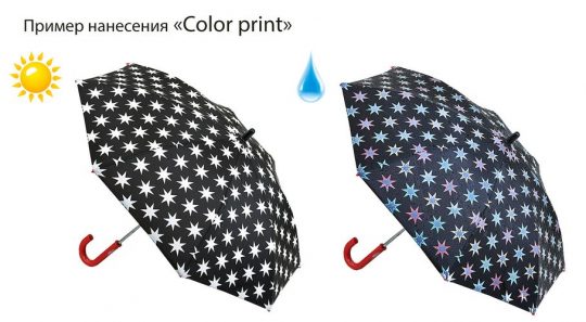 Зонты с печатью Color print