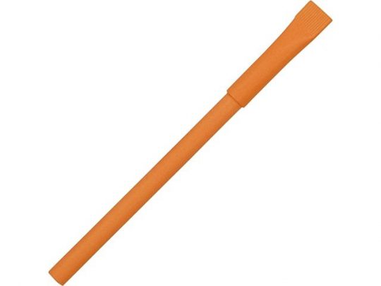 Ручка картонная с колпачком Recycled, оранжевый, арт. 020814103