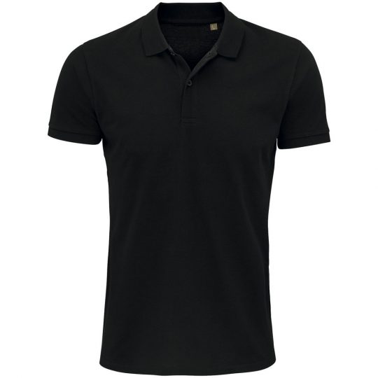 Рубашка поло мужская Planet Men, черная, размер 5XL