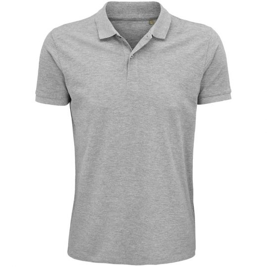 Рубашка поло мужская Planet Men, серый меланж, размер 3XL