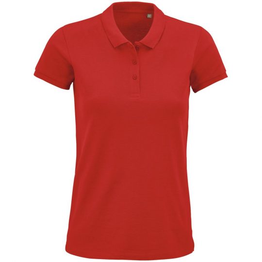 Рубашка поло женская Planet Women, красная, размер M