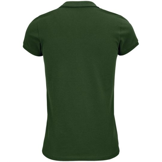 Рубашка поло женская Planet Women, темно-зеленая, размер XS