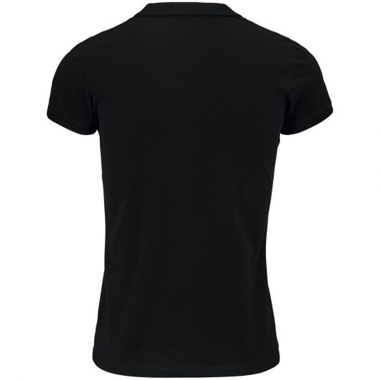 Рубашка поло женская Planet Women, черная, размер 3XL