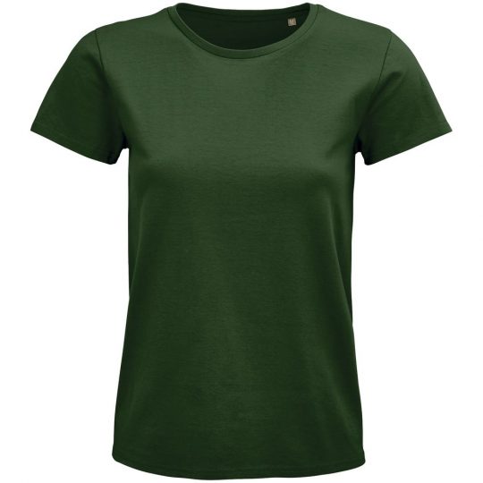 Футболка женская Pioneer Women, темно-зеленая, размер XL
