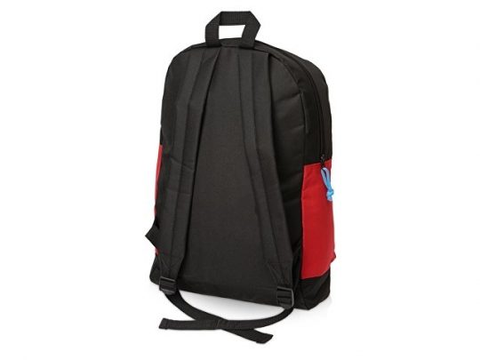 Рюкзак Chap с люверсом из полиэстера (600D), черный/красный, арт. 020984803