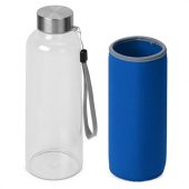 Бутылка для воды Pure c чехлом, 420 мл,синий, арт. 020831603