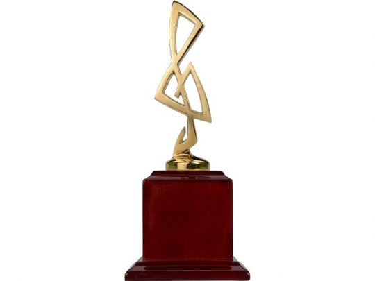 Награда Скрипичный ключ, золотистый/коричневый, арт. 020950903