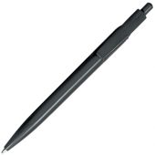Шариковая ручка Alessio из переработанного ПЭТ, черный, синие чернила (синие чернила), арт. 021623403